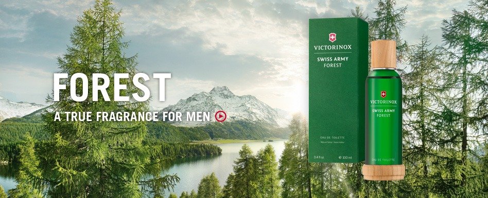 Campione omaggio profumo Swiss army Forest di Victorinox